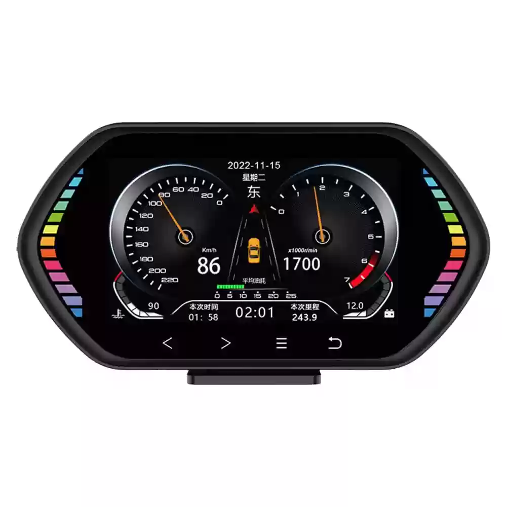 مولتی گیج ، دیاگ و شیب سنج F12 HUD