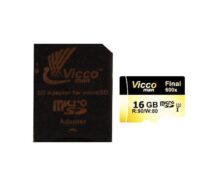 کارت حافظه microSDHC ویکومن مدل Final 600x کلاس 10 استاندارد UHS-I U3 سرعت 90MBps ظرفیت 16 گیگابایت همراه با آداپتور SD