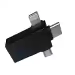 مبدل سه کاره (microUSB، USB-C، لایتنینگ) به USB OTG