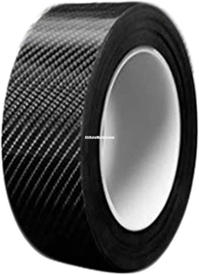 برچسب 5D محافظت پارکابی و قطعات بدنه خودرو عرض 3cm مشکی