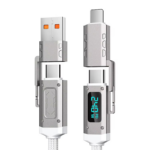 کابل شارژ تایپ USB/C به تایپ C/لایتنینگ مدل 240WD