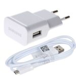 شارژر دیواری سامسونگ مدل SAM1 همراه کابل تبدیل USB به microUSB