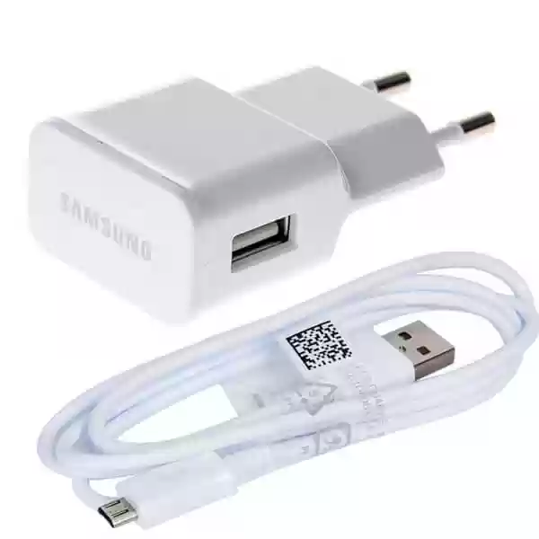 شارژر دیواری سامسونگ مدل SAM1 همراه کابل تبدیل USB به microUSB