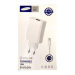 شارژر سامسونگ مدل POWERSET QC3.0 همراه کابل microUSB